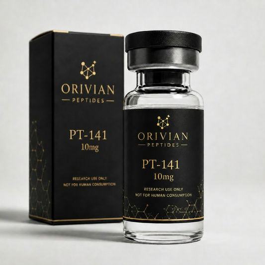 PT-141 10mg research peptide by Orivian Peptides